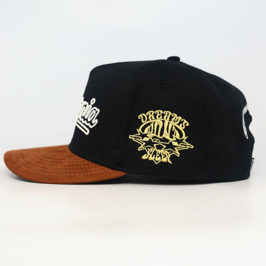 OG CA: Dreams on the West Snapback (Black/Tan)